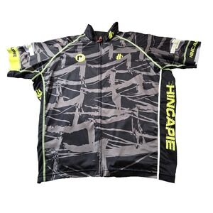 HINCAPIE Men's Cycling Full Zip Shirt Stretch Vented Back Grip Size 2XL